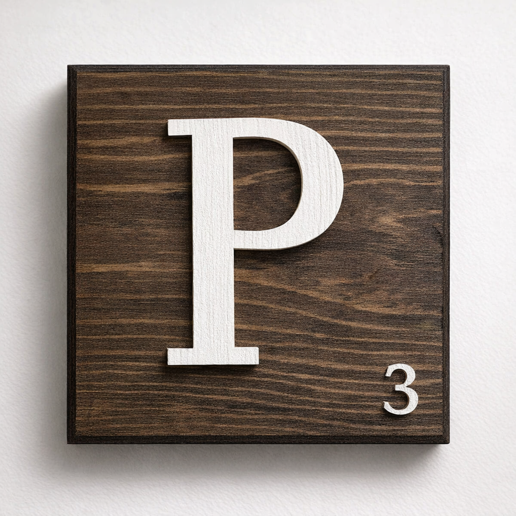 Custom Wood Letter Tiles